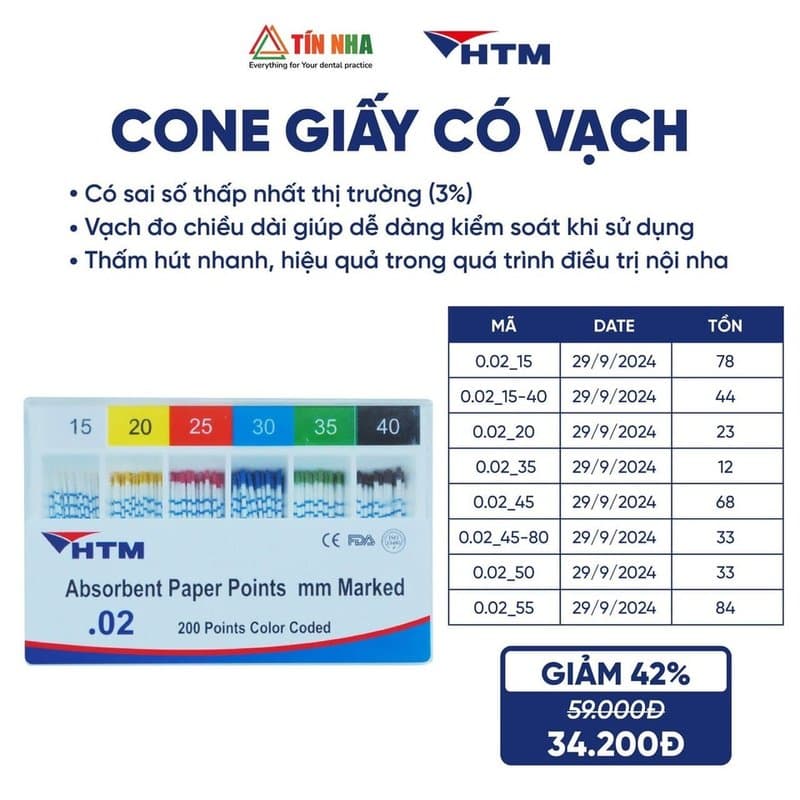 Cone Giấy Có Vạch