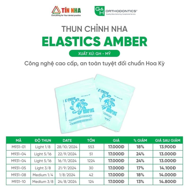 Thun Elastics Amber