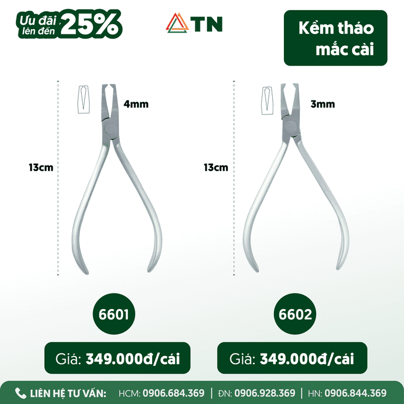 Kềm tháo mắc cài (Ms: 6601-6602)